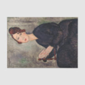 Amedeo Modigliani - Portrait von Dedie Hayden Seidenpapier (Vorderseite)