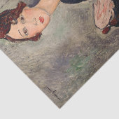 Amedeo Modigliani - Portrait von Dedie Hayden Seidenpapier (Ausschnitt)