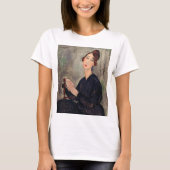 Amedeo Modigliani - Portrait von Dedie Hayden T-Shirt (Vorderseite)
