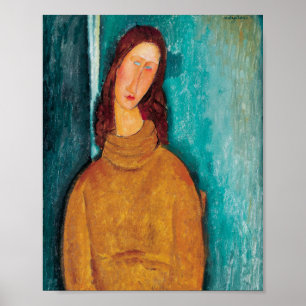 Amedeo Modigliani: Portrait von Jeanne Hebuterne Poster