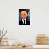 Amedeo Modigliani - Portrait von Mechan Poster (Küche)