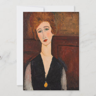 Amedeo Modigliani - Porträt einer Frau Dankeskarte