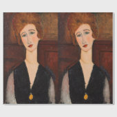 Amedeo Modigliani - Porträt einer Frau Geschenkpapier (Flach)