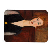 Amedeo Modigliani - Porträt einer Frau Magnet (Horizontal)