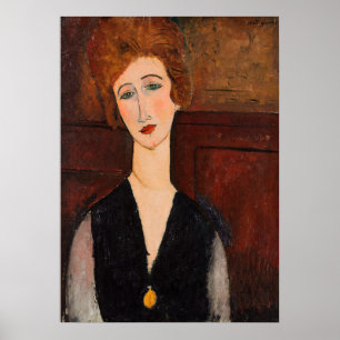 Amedeo Modigliani - Porträt einer Frau Poster
