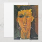 Amedeo Modigliani - Raymond Radiguet Einladung (Vorne/Hinten)