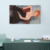 Amedeo Modigliani - Rothaarige Girl Abend Dress Banner (Messeveranstaltung)
