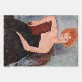 Amedeo Modigliani - Rothaarige Girl Abend Dress Geschenkpapier Set (Vorderseite 2)