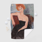Amedeo Modigliani - Rothaarige Girl Abend Dress Golfhandtuch (Insitu)