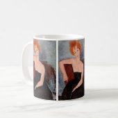 Amedeo Modigliani - Rothaarige Girl Abend Dress Kaffeetasse (Vorderseite Links)