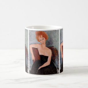 Amedeo Modigliani - Rothaarige Girl Abend Dress Kaffeetasse