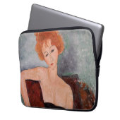 Amedeo Modigliani - Rothaarige Girl Abend Dress Laptopschutzhülle (Vorderseite Links)