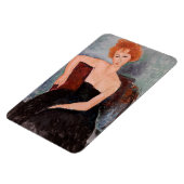 Amedeo Modigliani - Rothaarige Girl Abend Dress Magnet (Linke Seite)