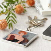 Amedeo Modigliani - Rothaarige Girl Abend Dress Schlüsselanhänger (Seite)