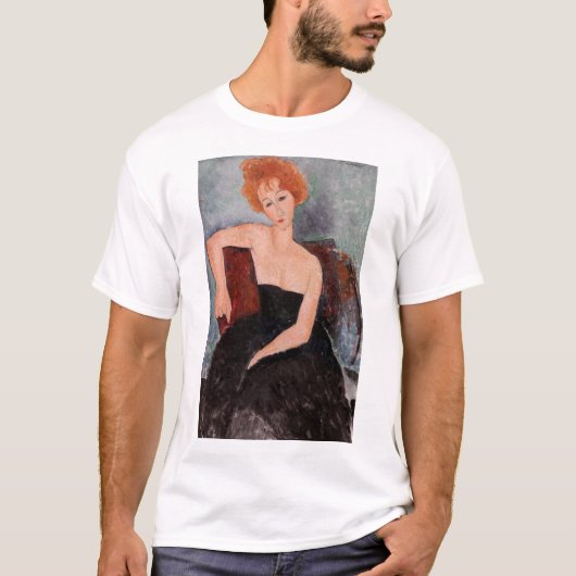 Amedeo Modigliani - Rothaarige Girl Abend Dress T-Shirt (Vorderseite)