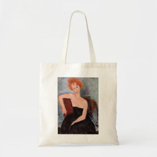 Amedeo Modigliani - Rothaarige Girl Abend Dress Tragetasche