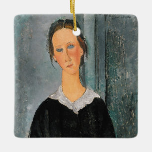 Amedeo Modigliani - Servant Girl Keramikornament