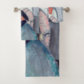 Amedeo Modigliani - Sinti und Roma Woman mit Baby Badhandtuch Set (Insitu)