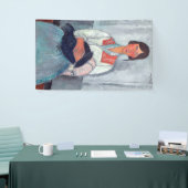 Amedeo Modigliani - Sinti und Roma Woman mit Baby Banner (Messeveranstaltung)
