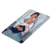 Amedeo Modigliani - Sinti und Roma Woman mit Baby Magnet (Linke Seite)