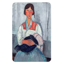 Amedeo Modigliani - Sinti und Roma Woman mit Baby Magnet