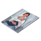 Amedeo Modigliani - Sinti und Roma Woman mit Baby Notizblock (Linke Seite)