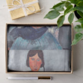 Amedeo Modigliani - Sinti und Roma Woman mit Baby Seidenpapier (Geschenk)