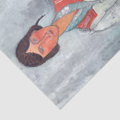 Amedeo Modigliani - Sinti und Roma Woman mit Baby Seidenpapier (Ausschnitt)