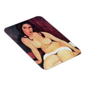 Amedeo Modigliani - sitzende Frau Magnet (Rechte Seite)