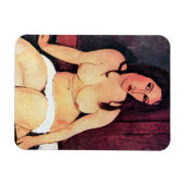 Amedeo Modigliani - sitzende Frau Magnet (Horizontal)