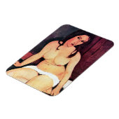 Amedeo Modigliani - sitzende Frau Magnet (Linke Seite)
