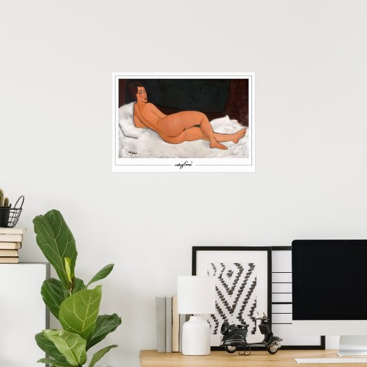 Amedeo Modigliani Zedign Art Poster #133 (Heimbüro)