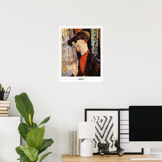 Amedeo Modigliani Zedign Art Poster #146 (Heimbüro)