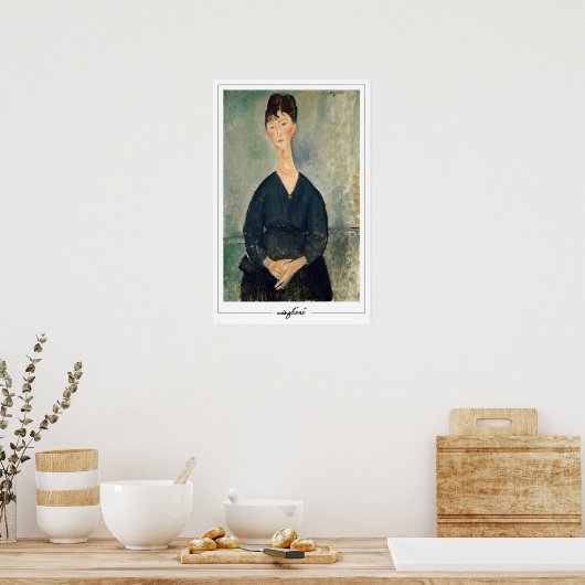 Amedeo Modigliani Zedign Art Poster #15 (Küche)