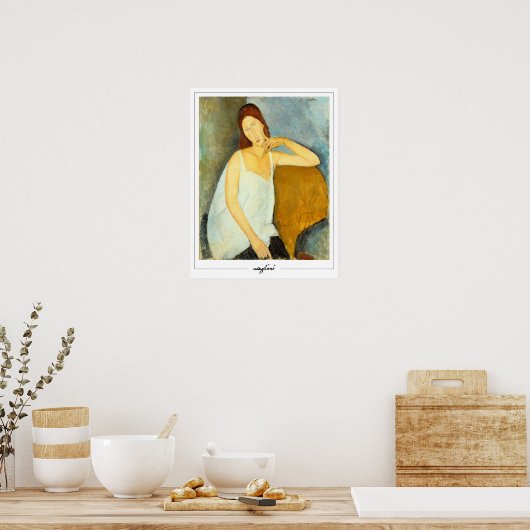 Amedeo Modigliani Zedign Art Poster #17 (Küche)