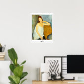 Amedeo Modigliani Zedign Art Poster #17 (Heimbüro)