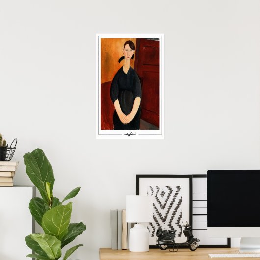 Amedeo Modigliani Zedign Art Poster #255 (Heimbüro)