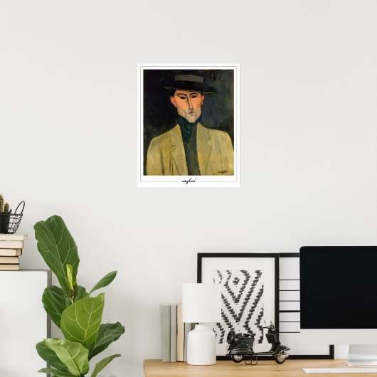 Amedeo Modigliani Zedign Art Poster #273 (Heimbüro)