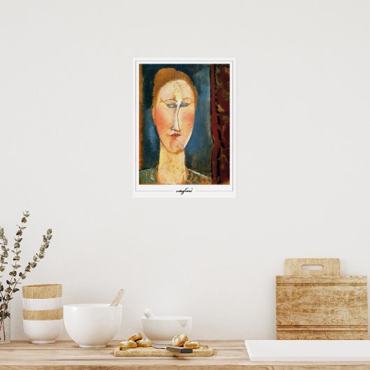 Amedeo Modigliani Zedign Art Poster #281 (Küche)