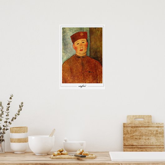 Amedeo Modigliani Zedign Art Poster #57 (Küche)