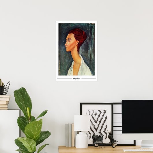 Amedeo Modigliani Zedign Art Poster #70 (Heimbüro)
