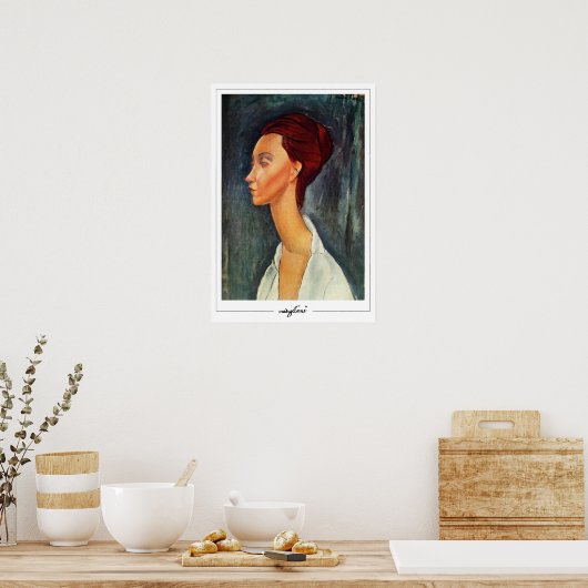Amedeo Modigliani Zedign Art Poster #70 (Küche)