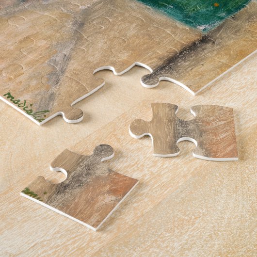 Amedeo Modigliani - Zypressen und Häuser in Cagnes Puzzle (Seite)