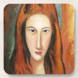 Amedeo Modigliani's Jeanne Hebuterne Portrait Getränkeuntersetzer