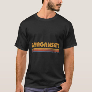 Amegansett New York Vintage Retro Urlaubs Souvenir T-Shirt