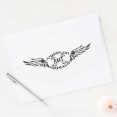 Ameise Ovaler Aufkleber (Umschlag)