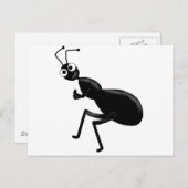Ameise Postkarte (Vorne/Hinten)