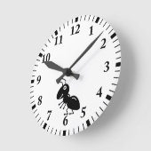 Ameise Runde Wanduhr (Winkel)