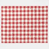 Ameisen an einem Picknick - Fleece-Decke Fleecedecke (Vorderseite (Horizontal))