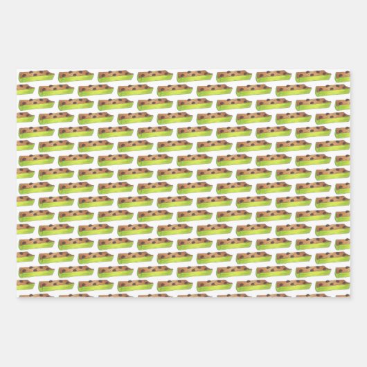 Ameisen auf einem Log Celery Peanut Butter Raisins Geschenkpapier Set (Vorderseite)